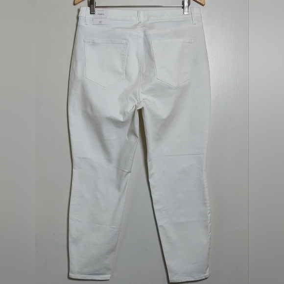 Talbots Curvy Jegging High Waist Skinny Ankle Length Women's White Jeans - Picture 5 of 8
